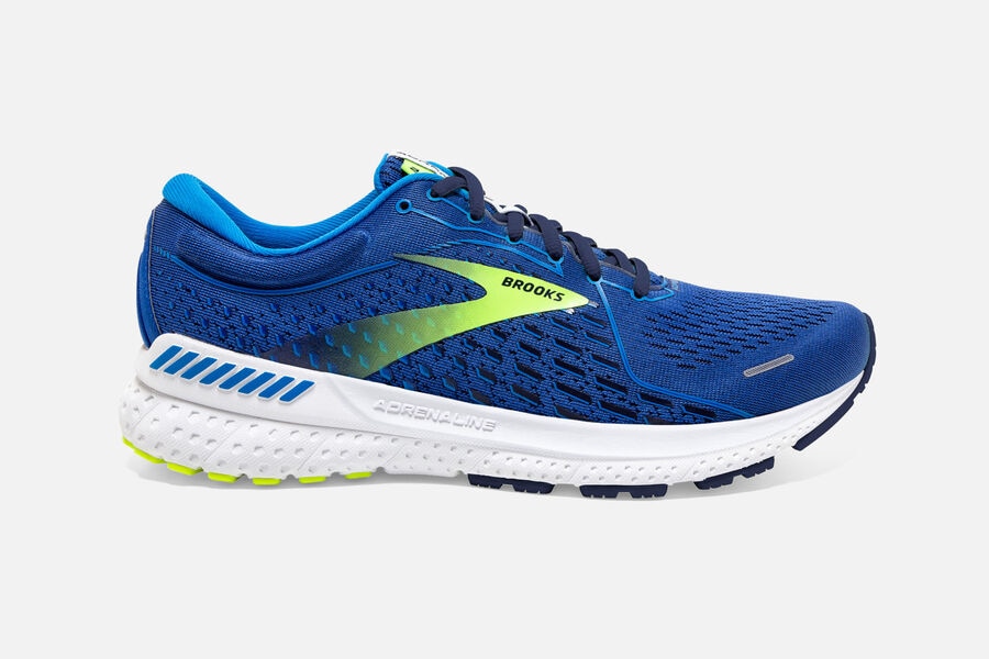 Brooks Herren Adrenaline GTS 21 Laufschuhe Blau/Indigo Sale 441-913452